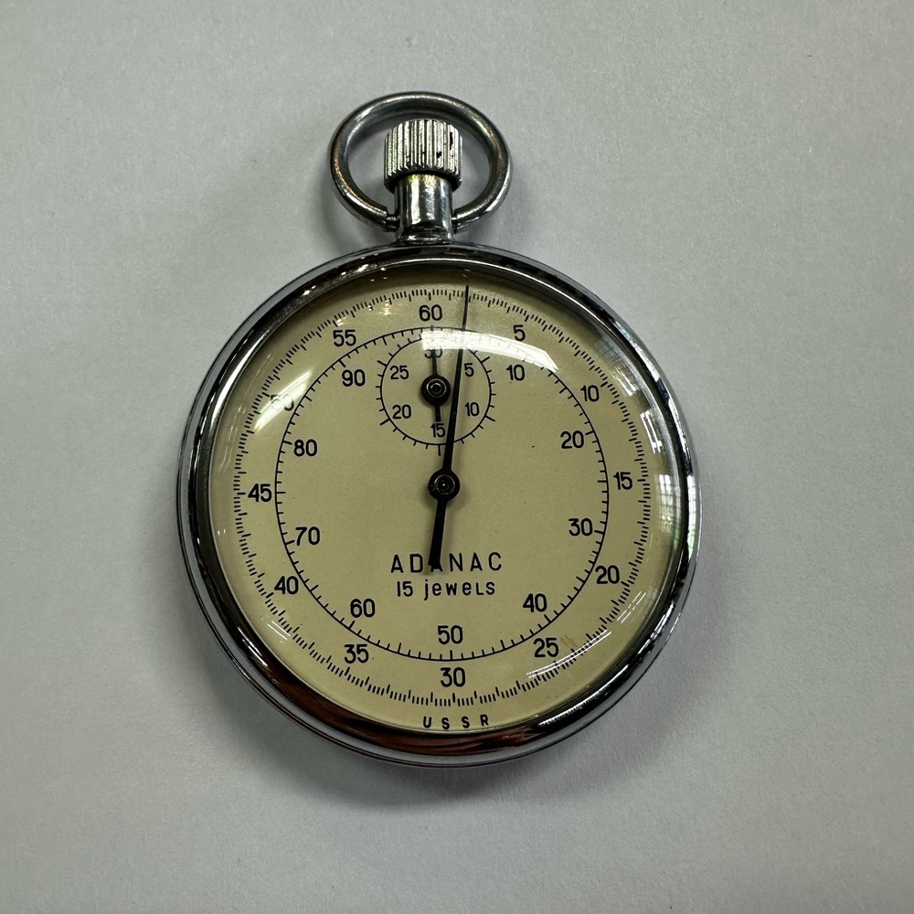 New ADANAC USSR Made Stopwatch